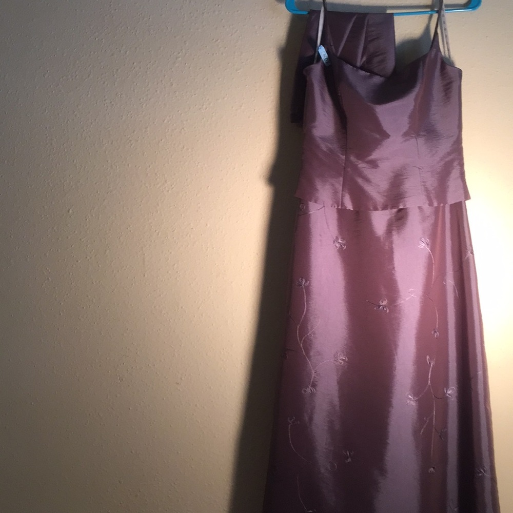 Purple formal dress